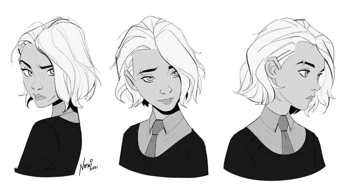 NekiArtworks's tweet photo. Gwen Stacy (Spider-Verse) illustrations based on Shiyoon Kim's design.
#Spiderverse #GwenStacy #characterart #artph #Marvel #SpiderGwen https://t.co/n6DxaCBzaL