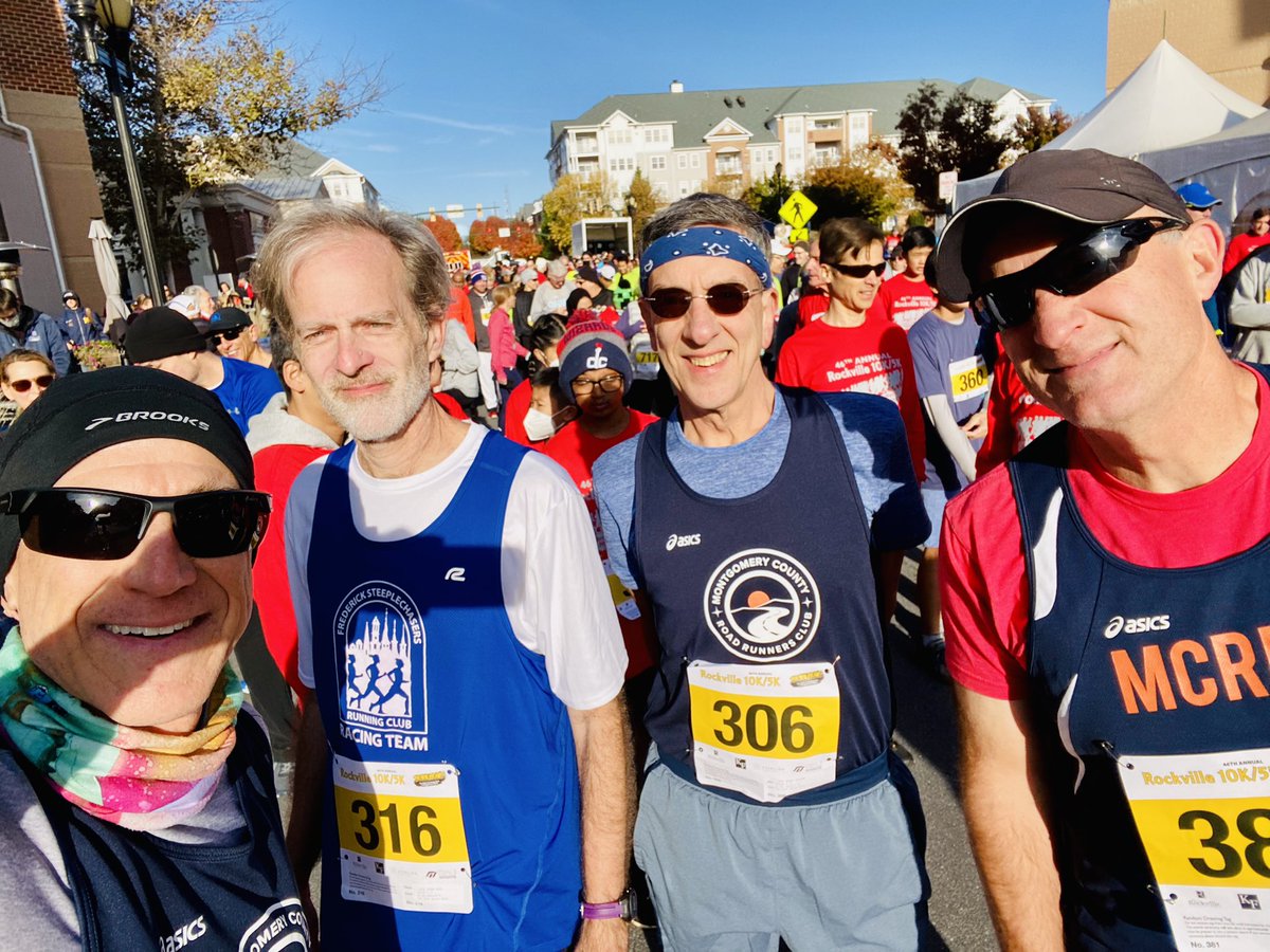 martyhoran144's tweet photo. What better way to spend an extra hour than #running with 700+ friends at #MCRRC’s 46th annual  #Rockville5K! #justdoit #vaccinated #running #mcrrcRacingTeam #RunWashington #RunDMV #RunMD #MoCoRunning #FleetFeetGaithersburg #health #fitness @montgomeryparks @mcrrc @moco_racing https://t.co/J95F8vM4H5