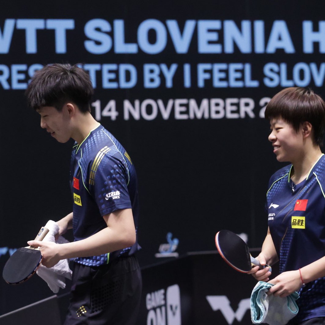 WTTGlobal's tweet photo. Mixed Doubles Champions in Lasko 🇸🇮 🏆👏

#Congratulations WANG Chuqin &amp; Wang Yidi 🇨🇳

Watch more #WTTLasko FINALS action 👉 WTT app or https://t.co/n3fDYgyyrp

#WTT #WTTSlovenia #TableTennis #PingPong https://t.co/4yjoOOb6dv