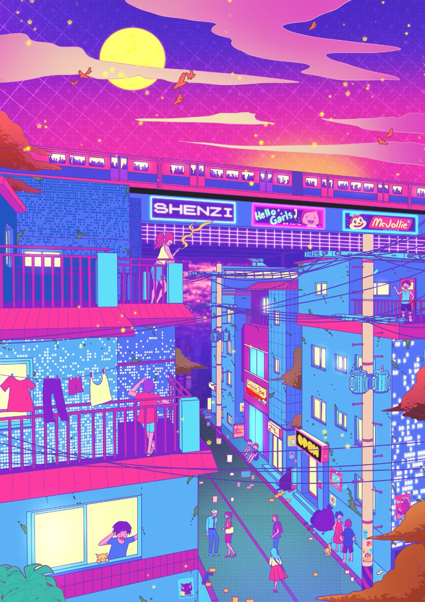 Shenzi714's tweet photo. "Neon Nights" is finally listed @withFND !

https://t.co/urpBr3XdFT

This is my first sale with FND 🥲 I am finishing 2 more!
I hope you can support my work ⚡️

#NFT #NFTcollector #NFTCommunity #vaporwave #animeartwork #illustrationart #AnimeArt https://t.co/NmEDTCtIYg