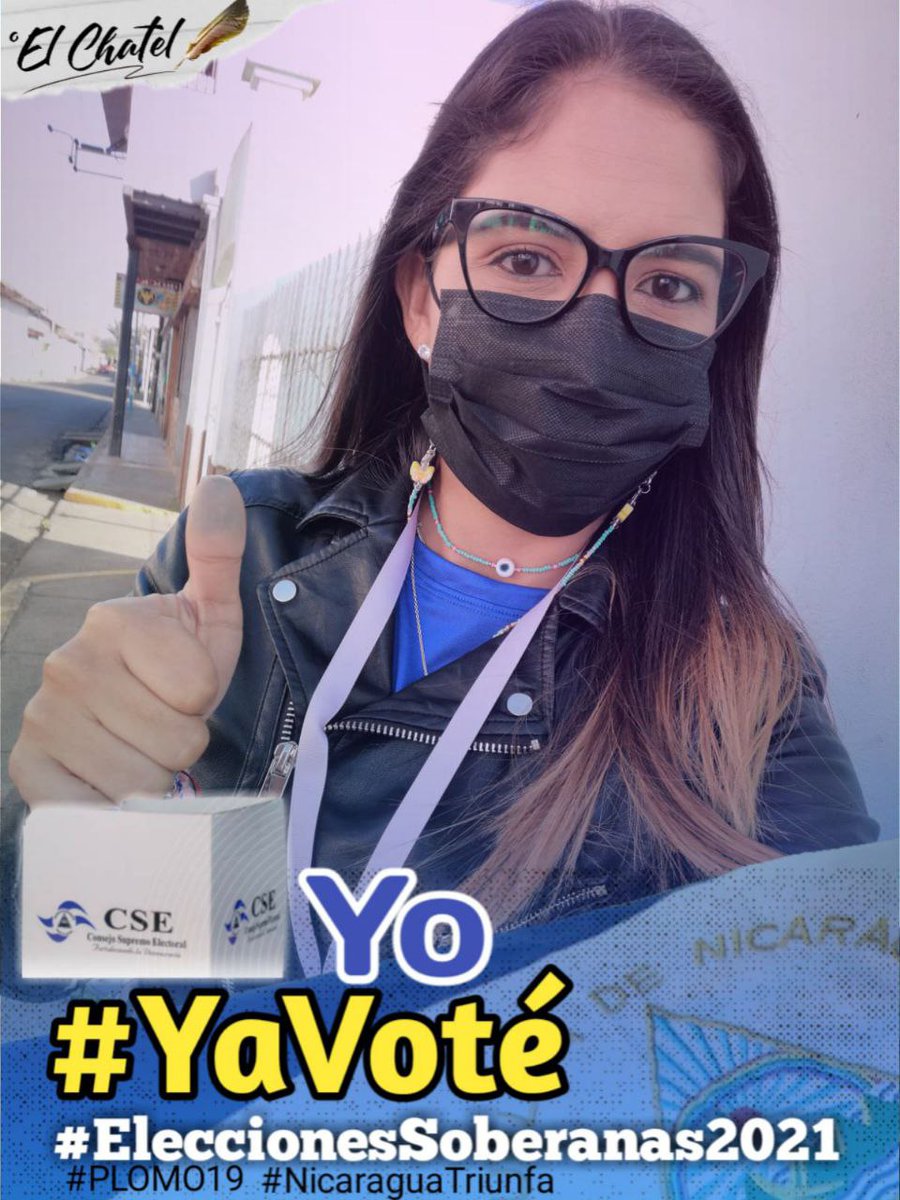 Yo ya cumplí con mi deber como Nicaragüense y vos???... Apurate anda a tu JRV a ejercer tu derecho al voto, es tu deber ciudadano 🇳🇮👍🏻🗳❤🖤
<a href="/Canal2Nicaragua/">Canal 2</a> <a href="/Canal6Nicaragua/">Canal 6 Nicaragua</a> <a href="/ElCuerv0Nica/">EL CUERVO 🇳🇮</a> <a href="/MarcioVargasA/">꧁☬Marcio Vargas Arana☬꧂</a> 
#EleccionesSoberanas2021
#NicaraguaTriunfa