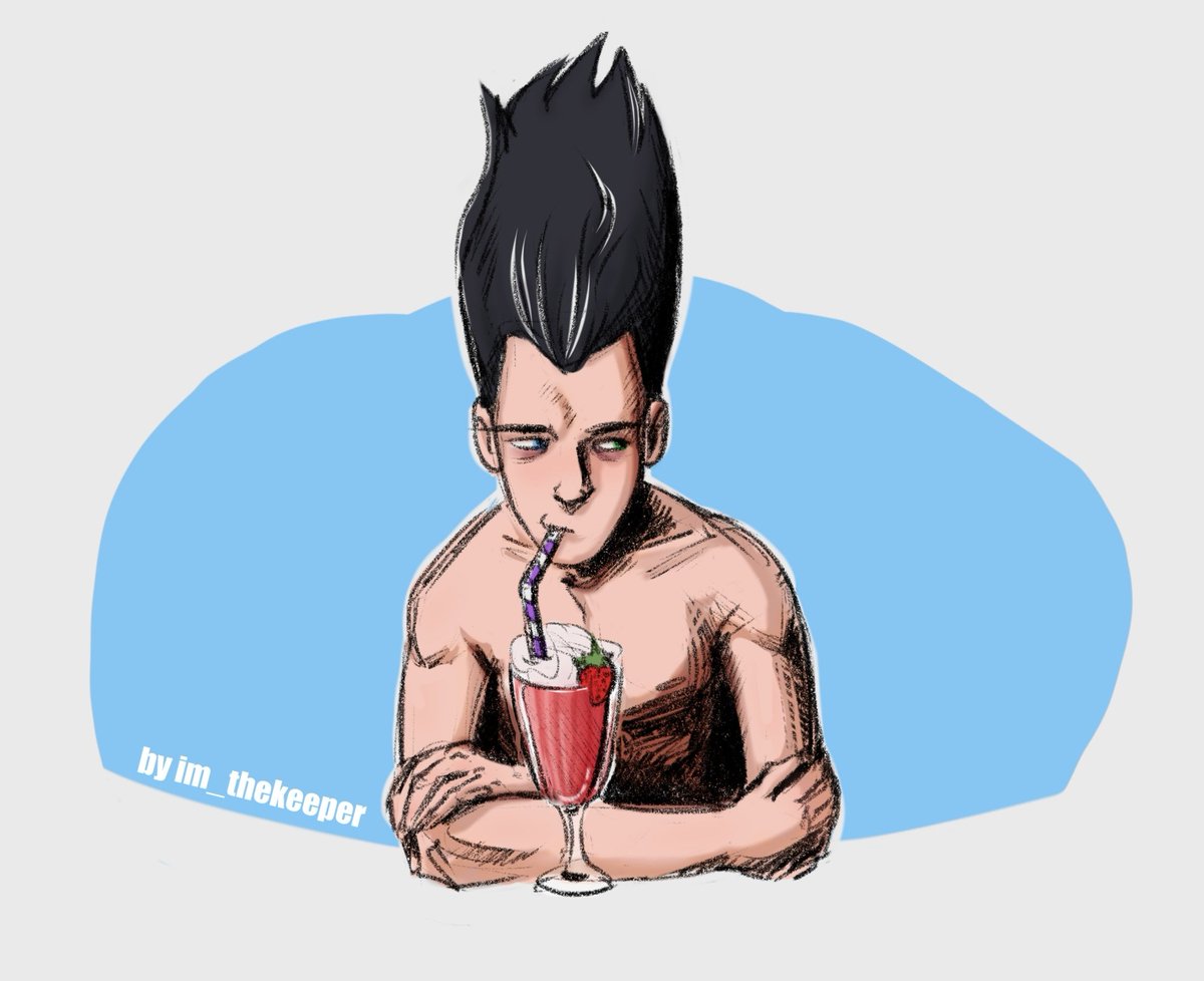 im_thekeeper's tweet photo. #artbythekeeper #drawember
7. milkshakes / pizza
why so grumpy, david? ah, i think i know... i didn't draw ruth https://t.co/3boadtL7CN