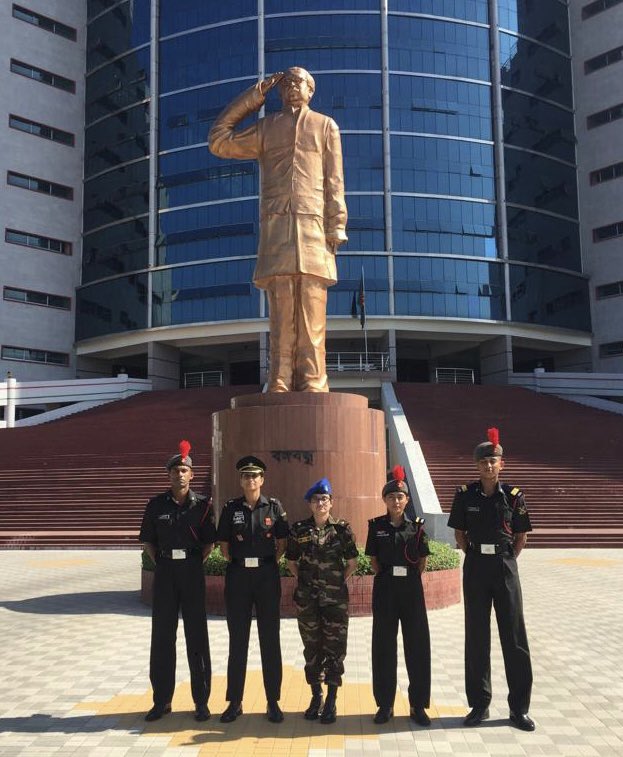 ihcdhaka's tweet photo. Further enhancing🇮🇳🇧🇩bonds of friendship

As part of cadet exchange programme, cadets of Officers Training Academy, Chennai are visiting Bangladesh Military Academy, Chattogram.

Excellent opportunity for cadets to experience first hand the training regimen of their counterparts. https://t.co/b6mh7RBK4M