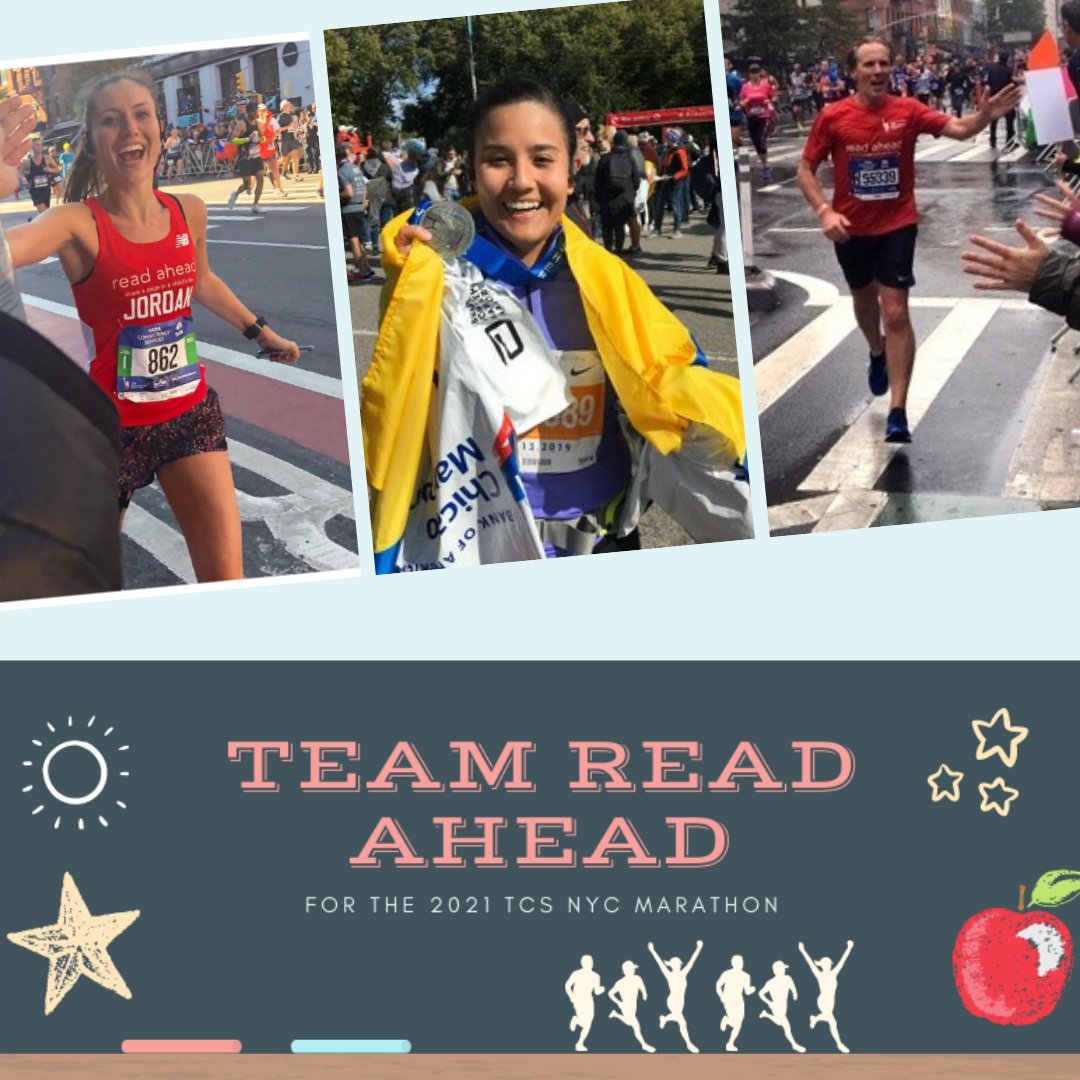 ReadAheadNY's tweet photo. Thank you to our volunteers representing Read Ahead in the TCS New York City Marathon! This is such an amazing event to highlight how far we’ve come in NYC after a challenging 20 months. The Read Ahead team would like to wish you a happy and safe race day! #TCSNYCMarathon⁠ https://t.co/frKq7iU9ry