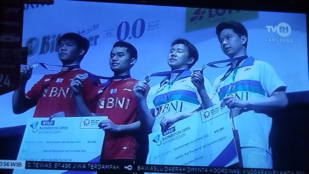 QnSaqinah's tweet photo. @BadmintonTalk So proud ๐ฅ๐ฅ๐ฅ๐ฅ
#minons #leoniel #HyloOpen2021 https://t.co/XxA1mT9u7f