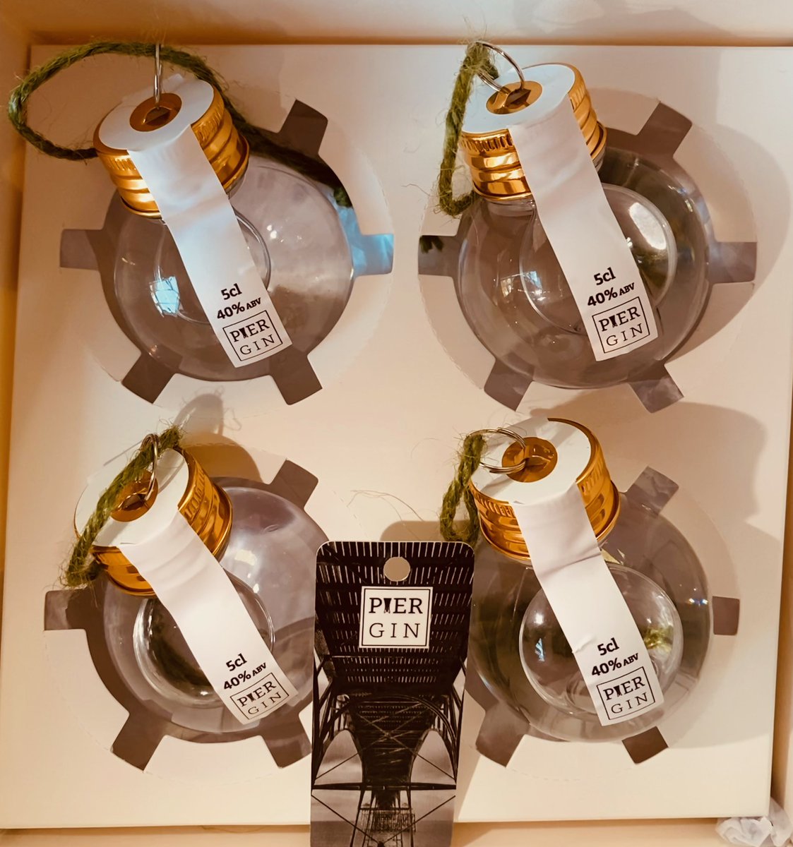 If gin is your tipple, now that Christmas is on the horizon &amp; the tree will be going up soon, why not treat yourself to gin baubles from <a href="/clevedondistill/">hello@clevedondistillery.com</a> #PierGin