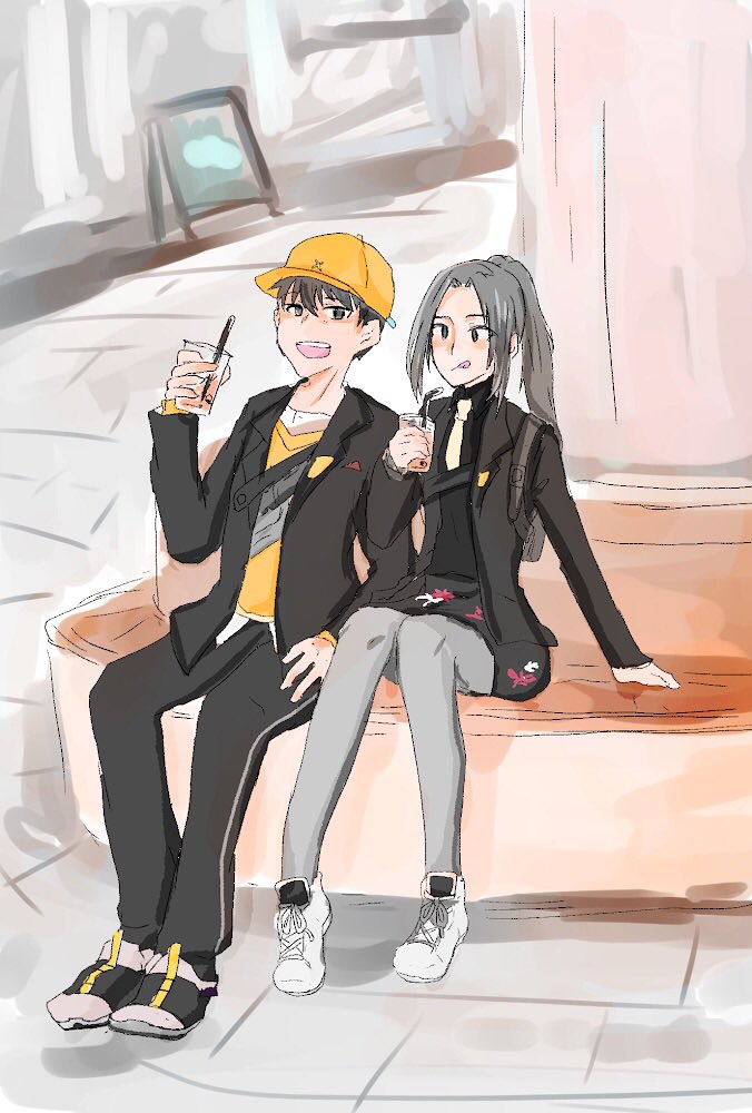 #カリギュラ2 
プレイ後勧めてくれたみゆ氏にイラスト連投したくらいにはめちゃくちゃハマった……

ポッポ先輩の花言葉とかノトギンの靴がヒールだったりとかホンッッット…… 