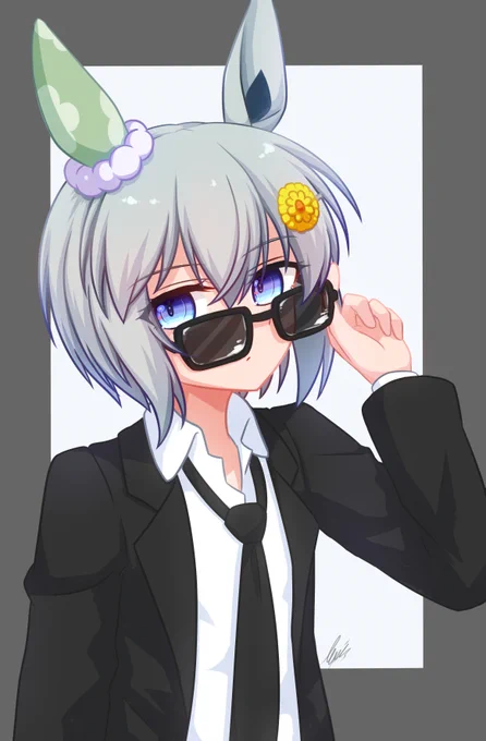 スーツセイウンスカイ…
#ウマ娘 