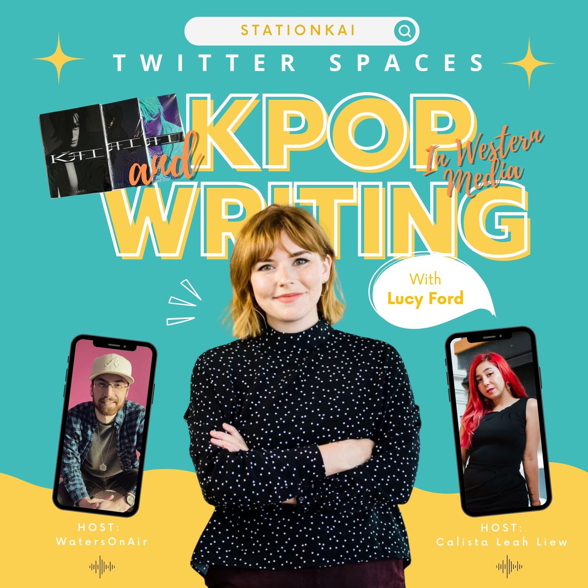 StationKaiRadio's tweet photo. That was so much fun @lucyj_ford 💖 You are amazing and such adorable fangirl 🥺
Thank you so much for joining us as our guest speaker for #KPOPWriting in Western Media and to talk about Kai! 🐻
Big thanks to our wonderful hosts @CalistaLeahLiew and @WatersOnAir 🙌🏻 https://t.co/0Rkrv6a5Rd