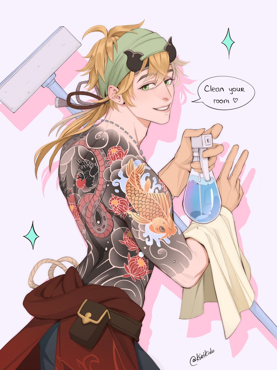 Thoma the househusbando 🌸
#thoma #tohma #GenshinImapct