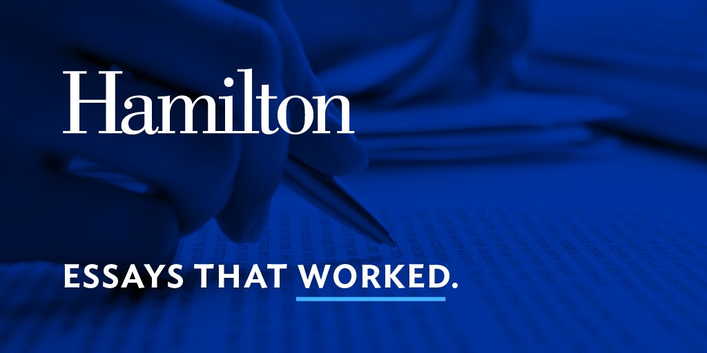 Hamilton College tweet media