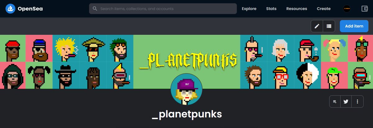 _planetpunks's tweet photo. Friends, enter the planet of punks in opensea and see unique and special punks. Amazing collection of 999 punks

https://t.co/BOA9DBppNh

#_planetpunks
#opensea
#NFT
#punks
#planet https://t.co/Y2EeIdVlQD