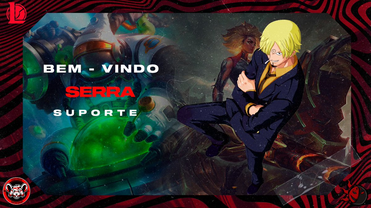 Finalizando os anúncios e a Bot Lane, o capitão da line, nosso cozinheiro e o Bardo mais lunático no Brasil, apresentamos a vocês a besta @RTZSerra1