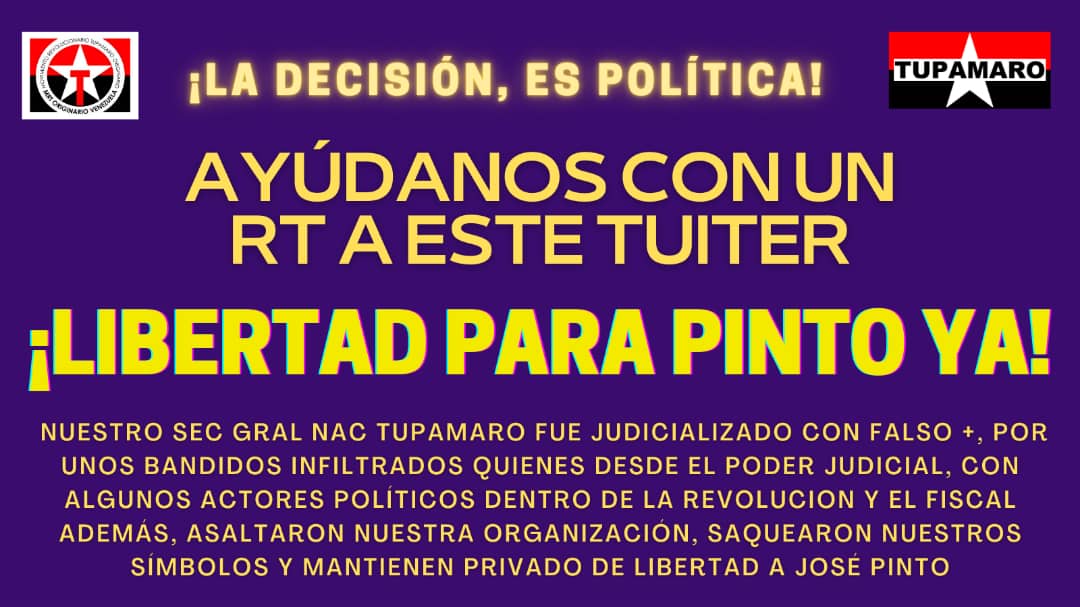 tupabarquisimet's tweet photo. Ayúdanos a Mostrar la violacion flagrante de Los DDHH, de Nuestro Secretario General Nacional @JosePinto_MRT https://t.co/V2hLDKKCZJ
