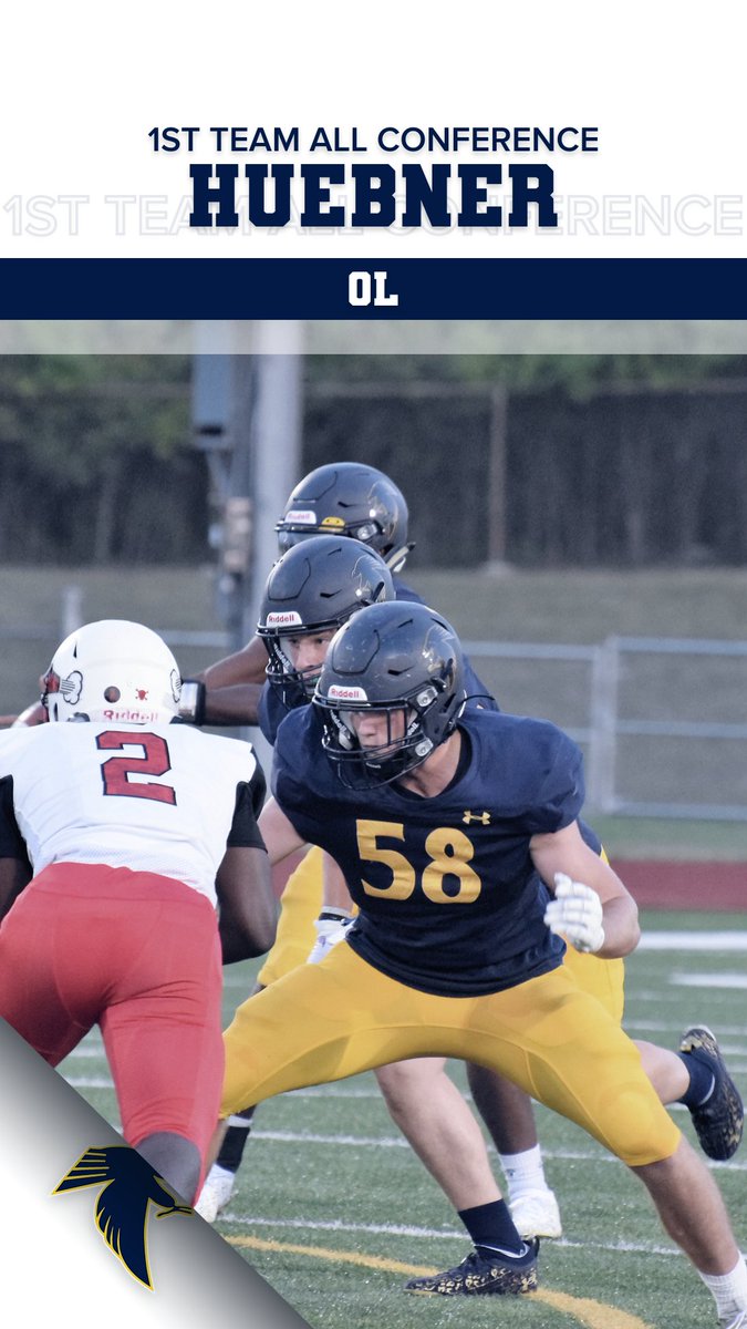 FalconWhitnall's tweet photo. Congrats to @NathanealHuebn1 for earning back to back 1st team honors https://t.co/ZRhUKaJqy9