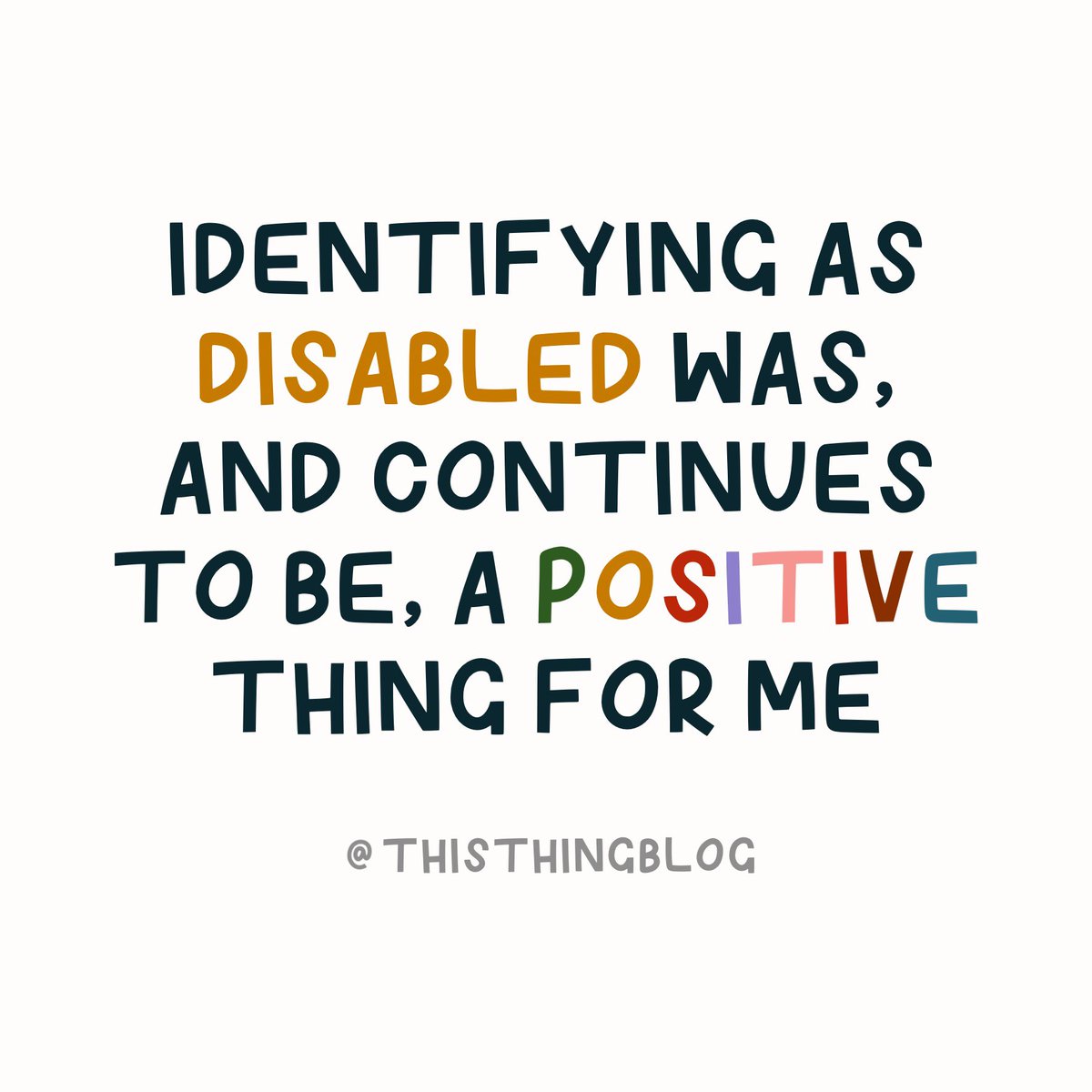 It took me years to say I was disabled with my chronic illness, as if I wasn’t allowed to use the word. As if I didn’t count.

Now I know better.

#DisabledIsNotABadWord #MECFS #ELCI