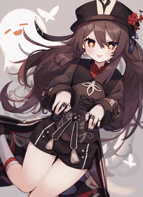 胡桃引けた記念絵 #原神  #HuTao 