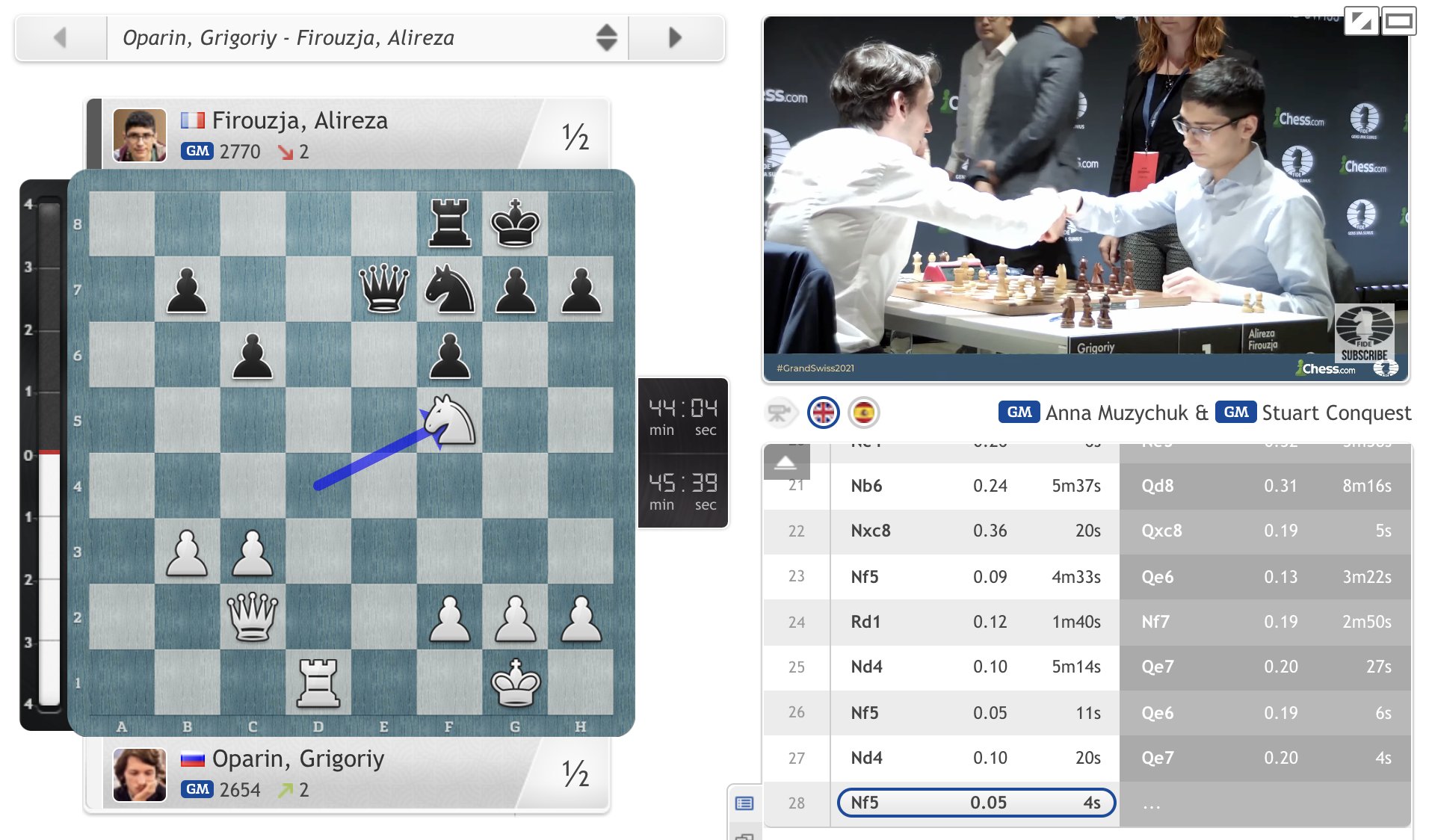 chess24.com on X: Congratulations to 18-year-old @AlirezaFirouzja on  booking his place in the 2022 Candidates Tournament after drawing his  last-round game!  #c24live #GrandSwiss2021   / X