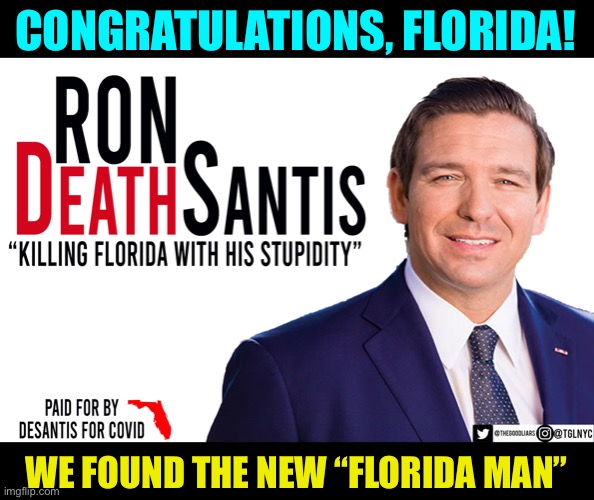 RightofOpinion's tweet photo. @MomGrammie @kuuipo14 @DWUhlfelderLaw @RemoveRon Desantis Is A Curse &amp; A Bad News For Floridians !
Desantis Is A Foreign Agent &amp; He Does Not Give A FUCK About The Lives Of Floridians !
.

Floridians Can’t Be Fooled By This F*ing Hypocrite!
@NikkiFried 
#DeathSantis #RemoveDesantis #TraitorDesantis https://t.co/pbU7ZBYPHJ