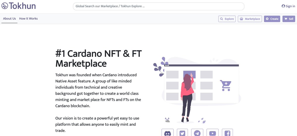 IOGroup's tweet photo. The #Cardano community includes thousands of creators &amp; coders. So each weekend, we like to do a shoutout or two 📣 
 
Today, kudos to @Tokhun_io &amp; their #CNFT marketplace &amp; native asset minting platform 

Think someone should be featured? Tag them!👇 
#CardanoCreators https://t.co/0wTPNvD82X