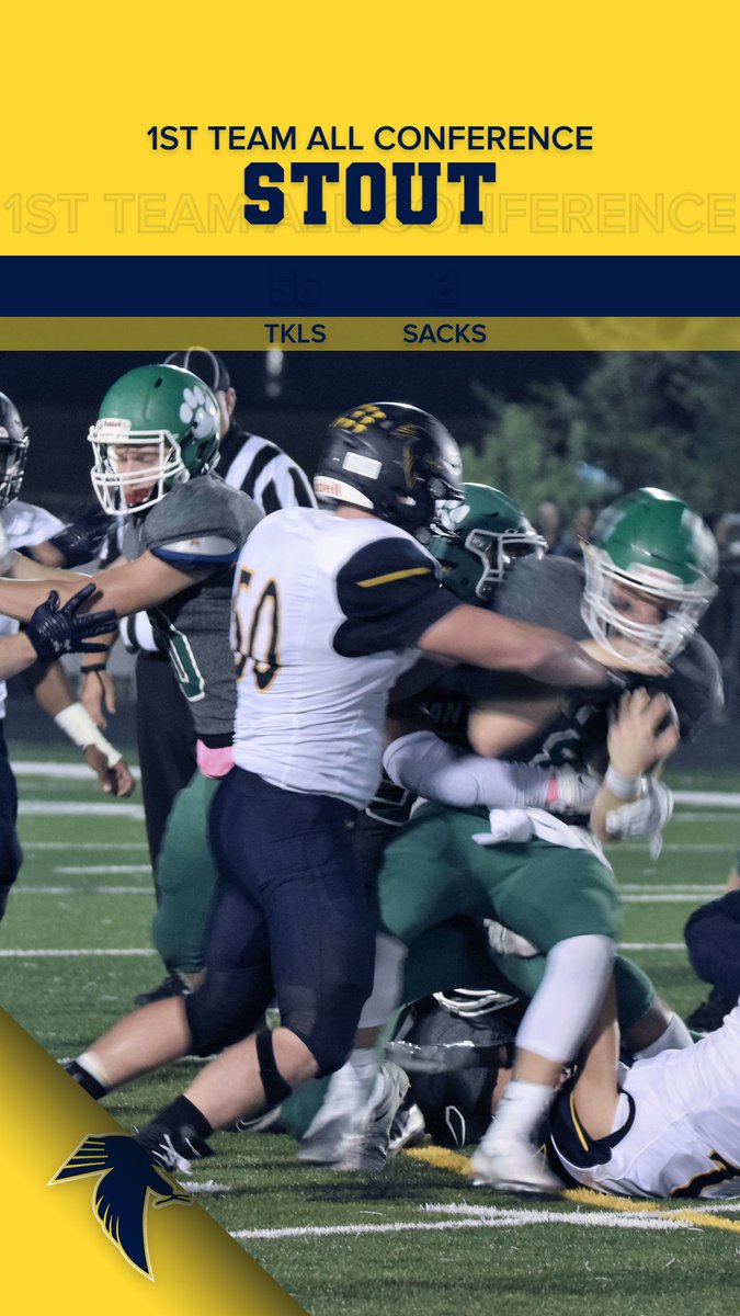 FalconWhitnall's tweet photo. Congrats Bryce!! 1st team  LB. Well Deserved! #WintheDay https://t.co/ndkUV1N581