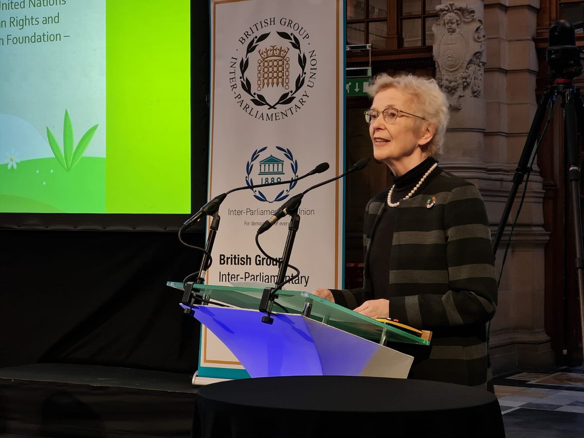 TheElders's tweet photo. “Enlightened parliamentarians can help build coalitions to ensure that whatever is decided in Glasgow can be put into practice.”

Mary Robinson addresses the @IPUparliament and encourages parliamentarians to be “alive to the concerns of their electorate” on the #ClimateCrisis. https://t.co/tBojyagQ3H