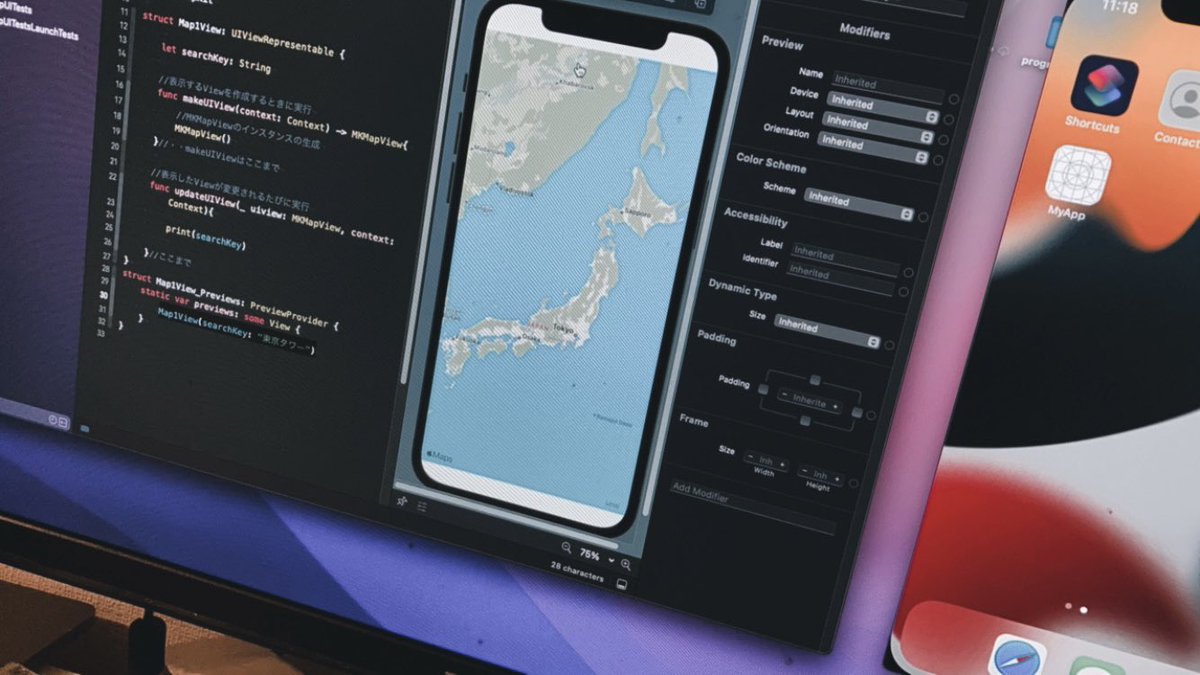 yueishere's tweet photo. Learning MapKit.

#webdevelopment #SwiftUI #coding #programming #design #beginner #teachingmyself #UI #UX https://t.co/UqCuAmdhCg