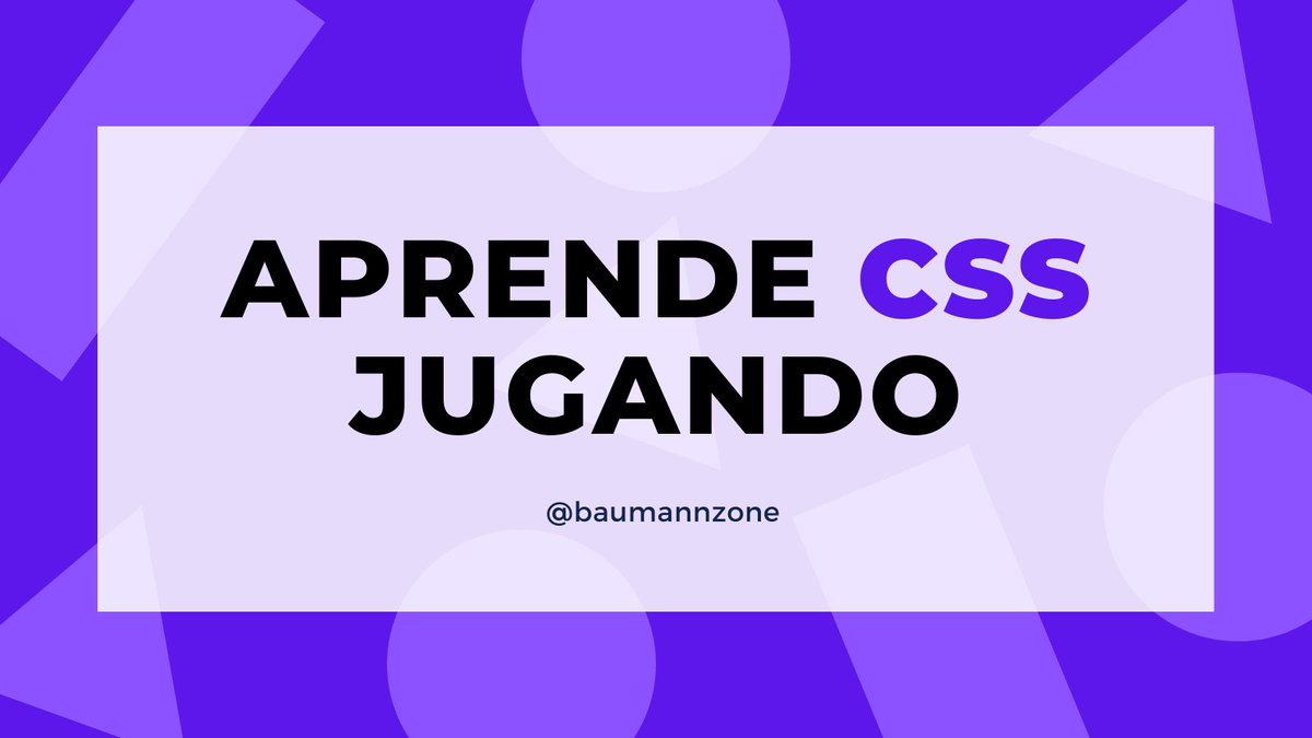 baumannzone's tweet photo. 🔥 6 Juegos online gratuitos para aprender #CSS:

1️⃣ https://t.co/3LTR9DPUEw
2️⃣ https://t.co/ipxNttY7KN
3️⃣ https://t.co/omOYqUofSi
4️⃣ https://t.co/XYiiUyCfRt
5️⃣ https://t.co/f1lioB9buC
6️⃣ https://t.co/dVKuJh3lWl

#HTML #CSS #FrontEnd 🤑 https://t.co/769qIwP1Qh