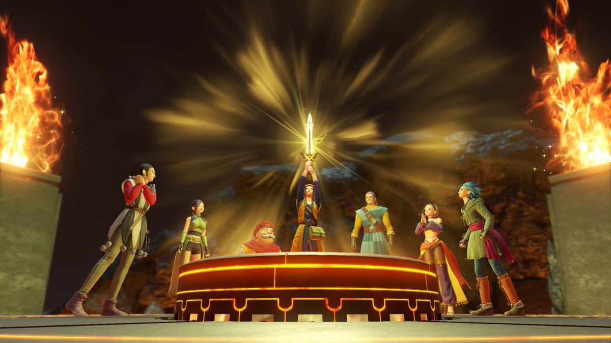 cmdrexorcist's tweet photo. No one fights alone. #DragonQuest #DQ11 #SwordOfLight https://t.co/aKy6qQBePV