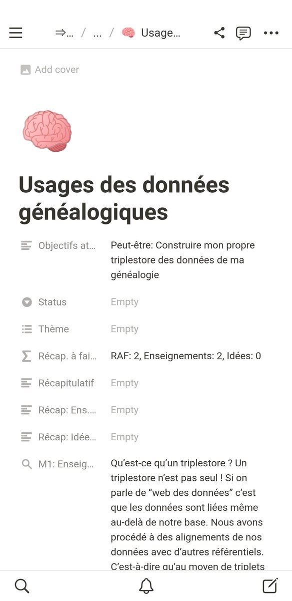 plegoux's tweet photo. Il s'est écoulé 4h entre le tweet précédent (non envoyé) et celui-ci. Entre temps pas mal de lectures et d'ajouts à ma nouvelle entrée dans mon #knowledgeLab (pas certain qu'elle va rester nommée ainsi) https://t.co/jkcGznFX8n