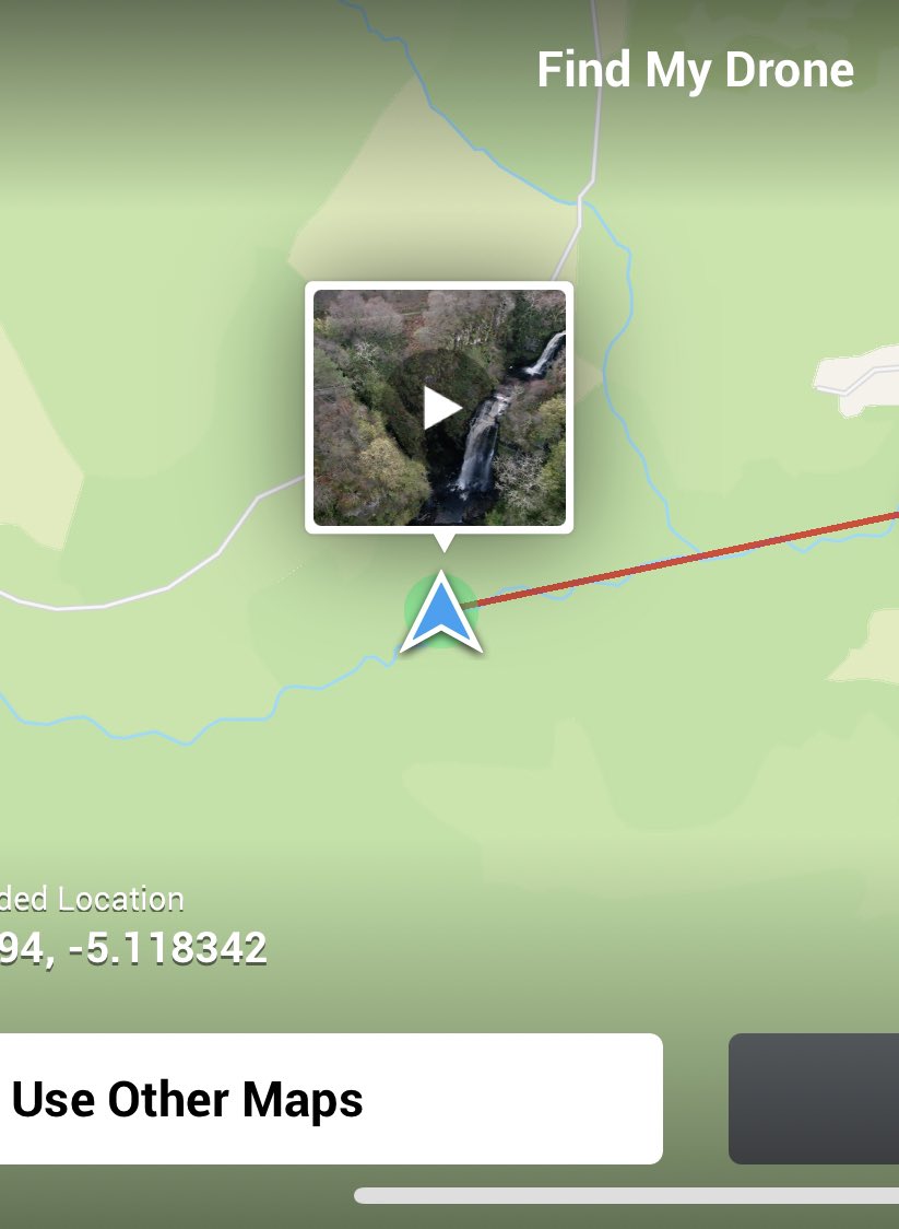 liamjblizard's tweet photo. My annoying little shit of a dog has caused me to lose my drone down this canyon. Taken her back home and cancelled the Sunday lunch we had planned, and now I’m back out looking for it before it starts to rain.  Fortunately DJI make it quite easy to see where it is…. https://t.co/Cn1BSpR1F8