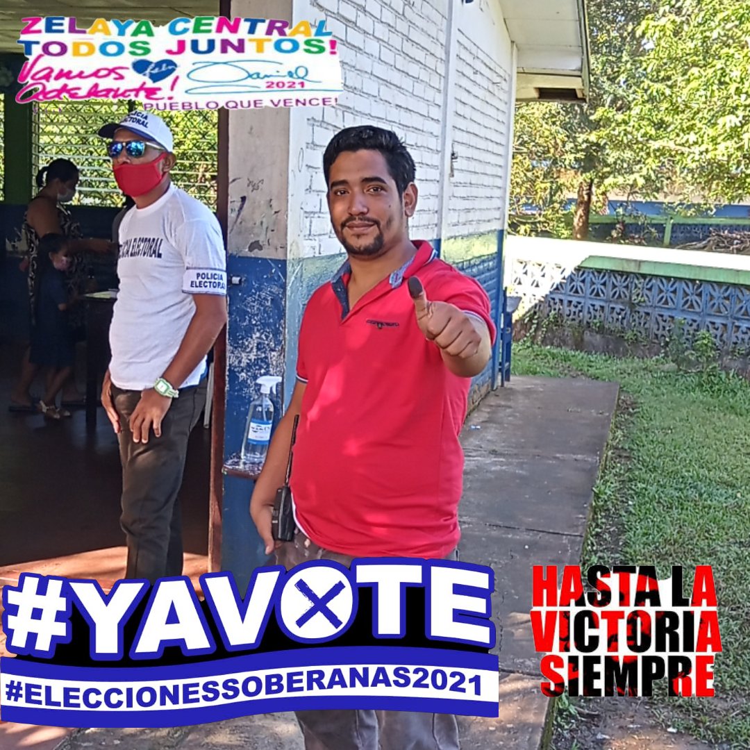 HarvySilva2's tweet photo. UnidosEnVictorias
#EleccionesSoberanas2021
#TodosLosTriunfosSonDelPueblo
#TodosJuntosVamosAdelante
#FuerzaDePuebloQueVence
#NicaraguaTriunfa
#TrabajoPazProsperidad
#YaVote https://t.co/ly9riNQlmr