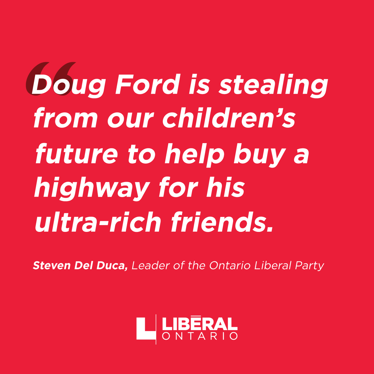 StevenDelDuca's tweet photo. Students, parents &amp; education workers deserve answers on why Doug Ford is cutting half a billion dollars in funding from our schools. An @OntLiberal government would stop Highway 413, and invest in education. #onpoli https://t.co/IWnlN3Tklt