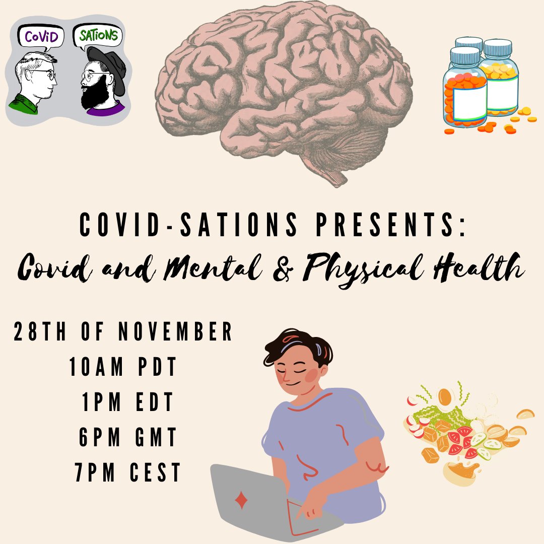 CovidSations's tweet photo. Fantastic news!
Free tickets for our next virtual event are available on our website!
Act fast, you don't want to miss it!
https://t.co/a0Gl7C8FfR https://t.co/c8i8pG4EdZ