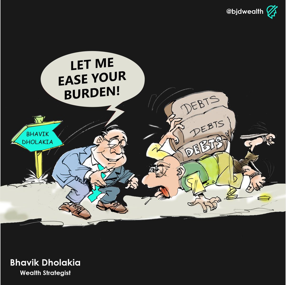 Luck is what happens when preparation meets opportunity and here with us we provide you with the advisory services of managing wealth, tax & debt.

#bjdwealth #bhavikdholakia #financeliteracy #stockmarketadvisory #financialsolutions #wealthadvisor #debtsyndication