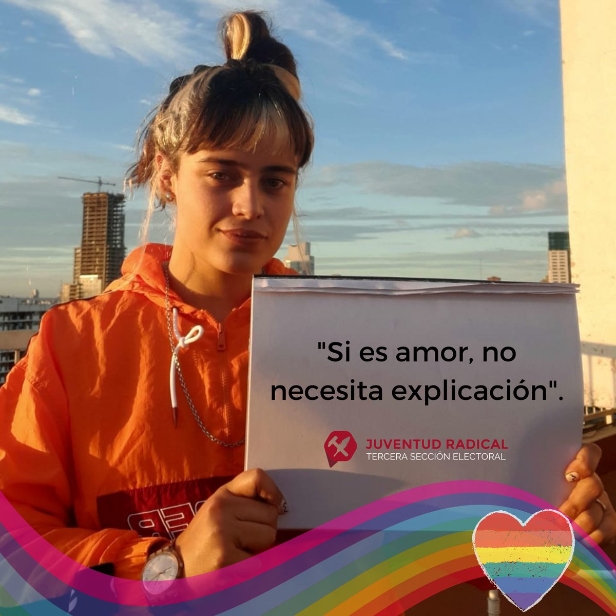 JRTercera's tweet photo. Cada persona tiene el derecho de vivir libremente y sin discriminación, sabemos que la visibilidad es fundamental para avanzar en Derechos Humanos. Hay que escuchar para ser escuchados y respetar las libertades del otro como respetan a uno mismo.

¡Sigamos conquistando derechos! https://t.co/WC90s3NzWL