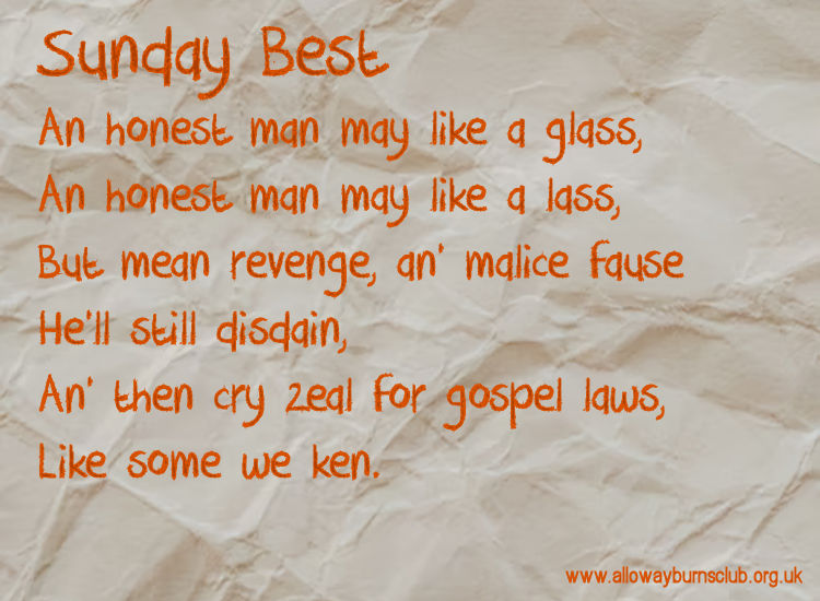 Sunday Best: Excerpt from 'Epistle To The Rev. John M'Math' by Robert Burns (1785).  #TheBard  #RobertBurns  #Scottish  #Poetry