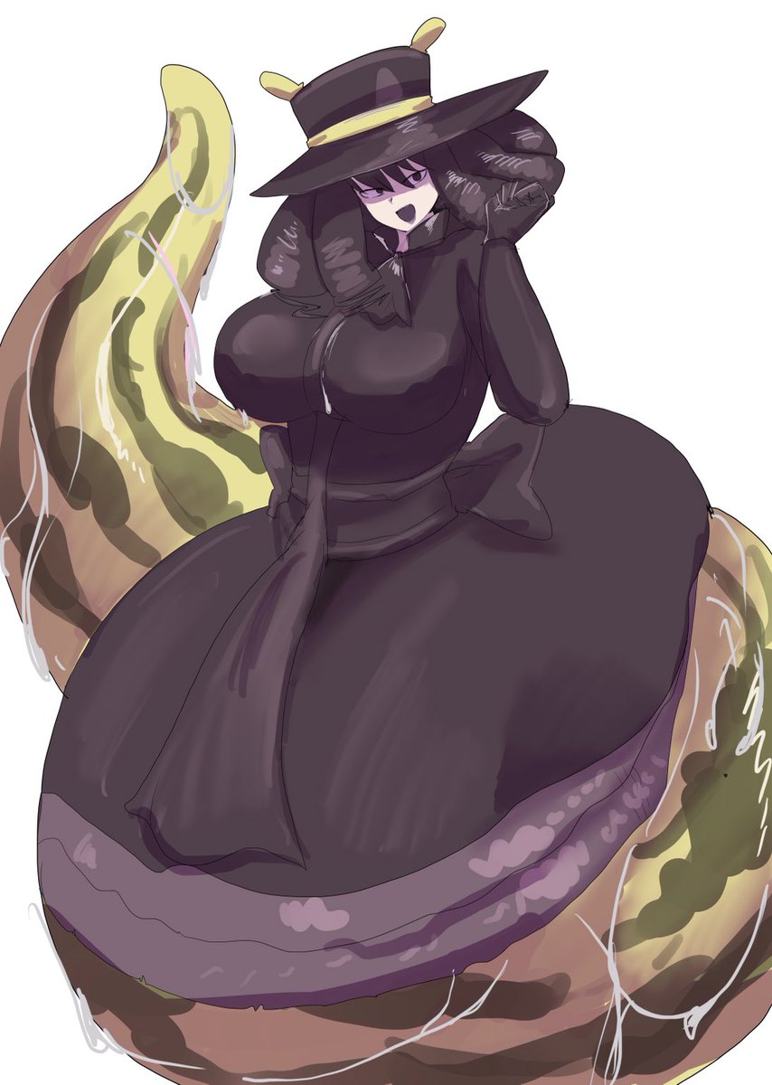 完全好きで描いたハイスラッグ娘ちゃん 