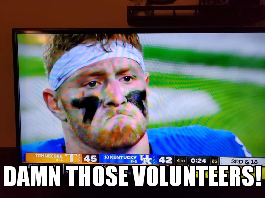 Ha!!! I made a meme for the hell of it!!! <a href="/Vols/">vols</a> <a href="/Vol_Football/">Tennessee Football</a>  🍊🍊🍊