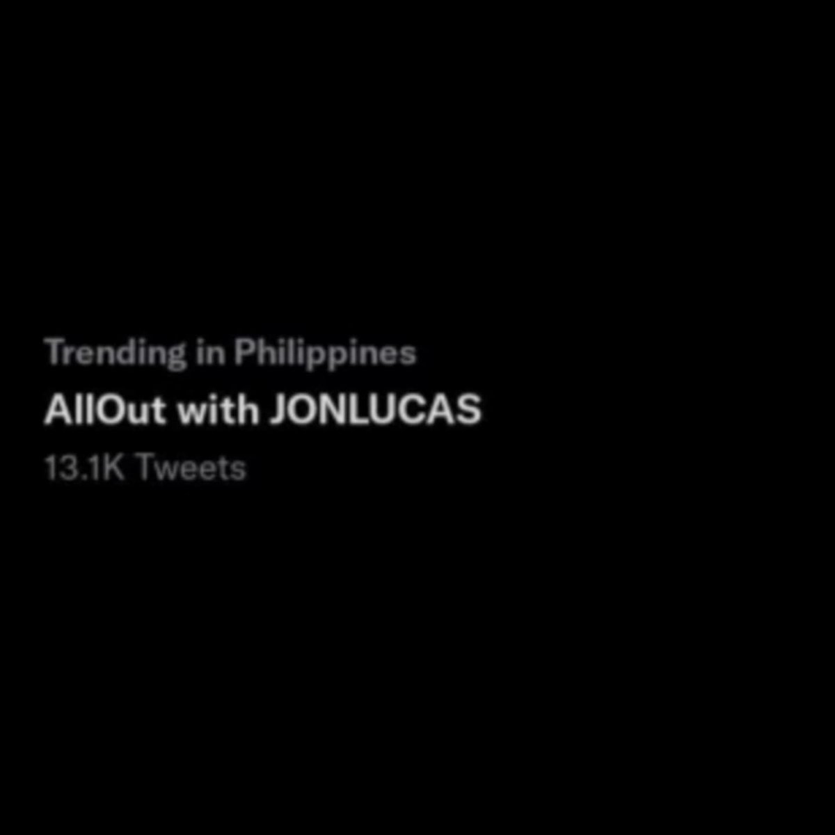 Sparkle_GMA's tweet photo. We definitely can't get enough of #JonLucas' smooth dance moves! We hope you had fun watching him on the #AllOutSundays stage 🕺🏻 #AOSSuperNovember

#ICYMI: AllOut with JONLUCAS was part of the Trending Topics on Twitter in the Philippines earlier today! ❤ https://t.co/nVK6mgHntD