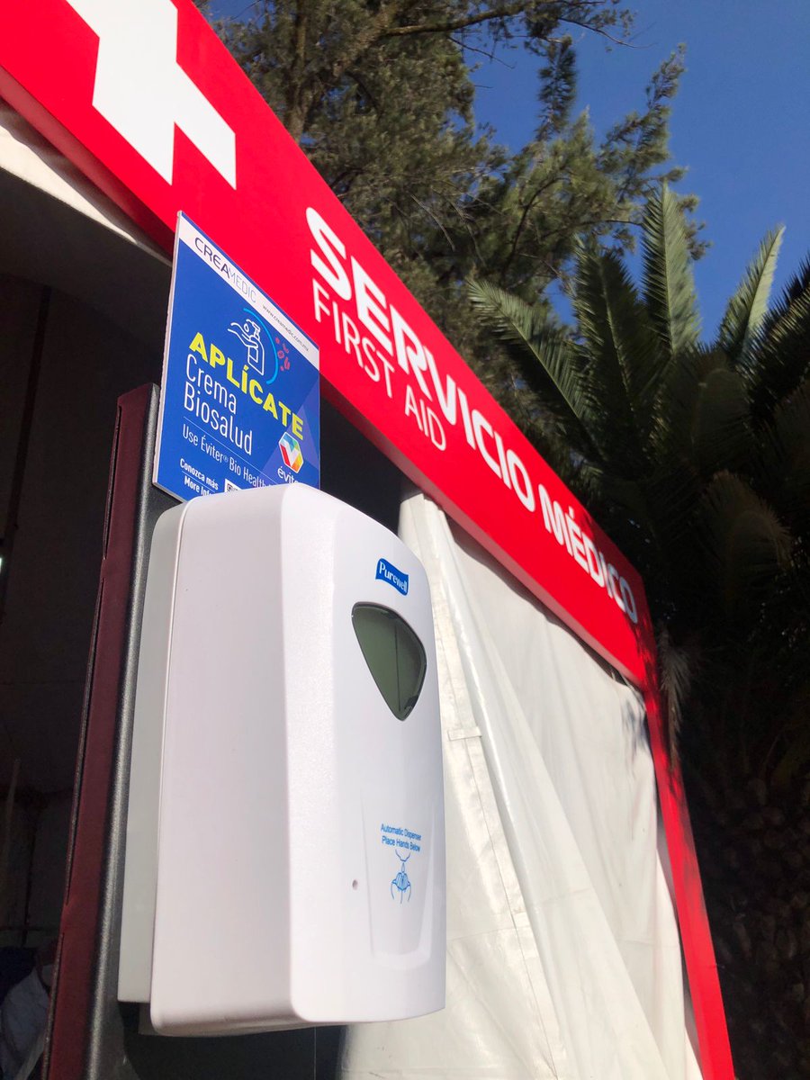 EviterMX's tweet image. Venga un gran día de #F1ESTA espacios sanitizados ✅ crema #biosalud #Eviter ✅