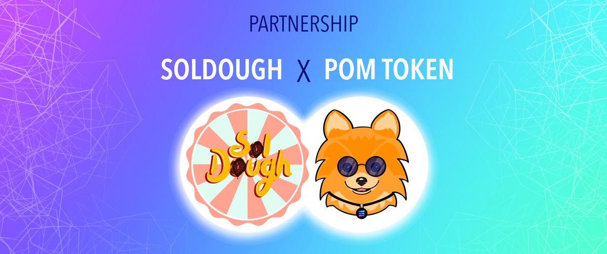 Pomeranian Token (@pomtoken) on Twitter photo New Partnership! 🍩🐶
@SolDough & <a href="/PomToken/">Pomeranian Token</a> family are partnering now!
@SolDough decided to buy & airdrop 200.000.000 $POM (250 SOL or 63.000$) to their DAO! Check out their amazing artwork and join the family!
#Solana #Airdrop #SolDough #POM #Partnership New Partnership! 🍩🐶
@SolDough & <a href="/PomToken/">Pomeranian Token</a> family are partnering now!
@SolDough decided to buy & airdrop 200.000.000 $POM (250 SOL or 63.000$) to their DAO! Check out their amazing artwork and join the family!
#Solana #Airdrop #SolDough #POM #Partnership