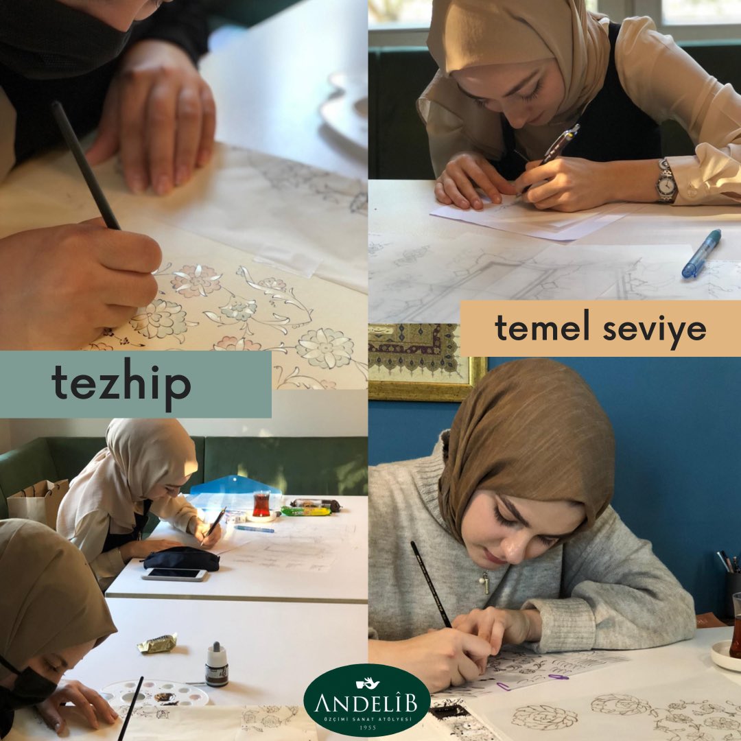 andelibkahve's tweet photo. Temel Seviye Tezhip derslerimizden..🍃 
#tezhip https://t.co/zs1dawYV2R