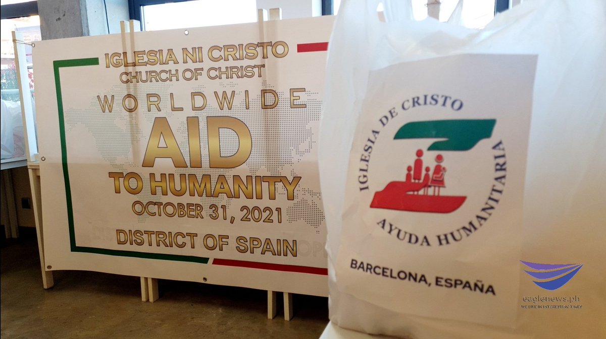 SpainEbc's tweet photo. Worldwide Aid To Humanity held in Barcelona, Spain.
#OneWithEVM
#WorldwideLingap
#AidToHumanity
#eaglenews
#Barcelona https://t.co/WI0JWj5Pb1