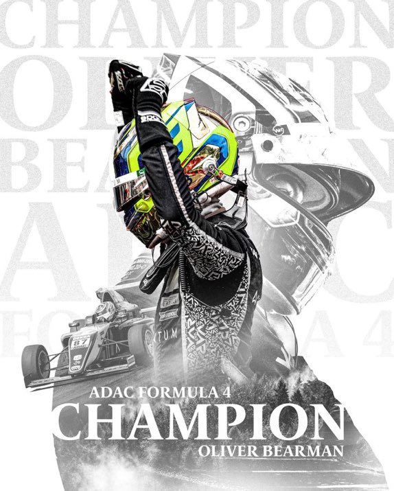 B_J_UK's tweet image. My grandson @OllieBearman made motorsport history today when winning the German F4 championship, he is the only driver to win both Italian and German F4 championships . He’s just 16 years old ❤️