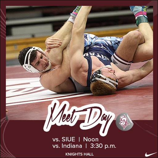 BUKnightsWre's tweet photo. 🤼 MEET DAY 🤼

👉 Tri-meet
🆚 SIUE &amp; Indiana
⌚️ Noon &amp; 3:30 p.m. (ET)
📍 Louisville, KY
🏟️ Knights Hall
📺 https://t.co/s5ESarVUK9

⚔️ #SwordsUpBU ⚔️ https://t.co/By2Tnmw7mL