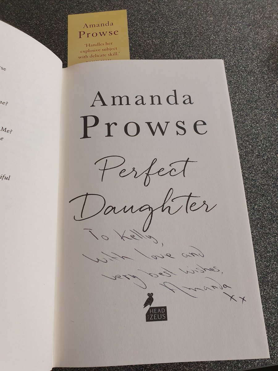 MaysamAdventur1's tweet photo. So excited to have received these through a giveaway from @MrsAmandaProwse 🥳
Perfect Daughter - a novel set in my home town and
The Boy Between - a true life account of Amanda and her son Josiah.
Cannot wait to read!
#AmReading
#AmandaProwse
#PerfectDaughter
#TheBoyBetween https://t.co/zgenK6dwaf