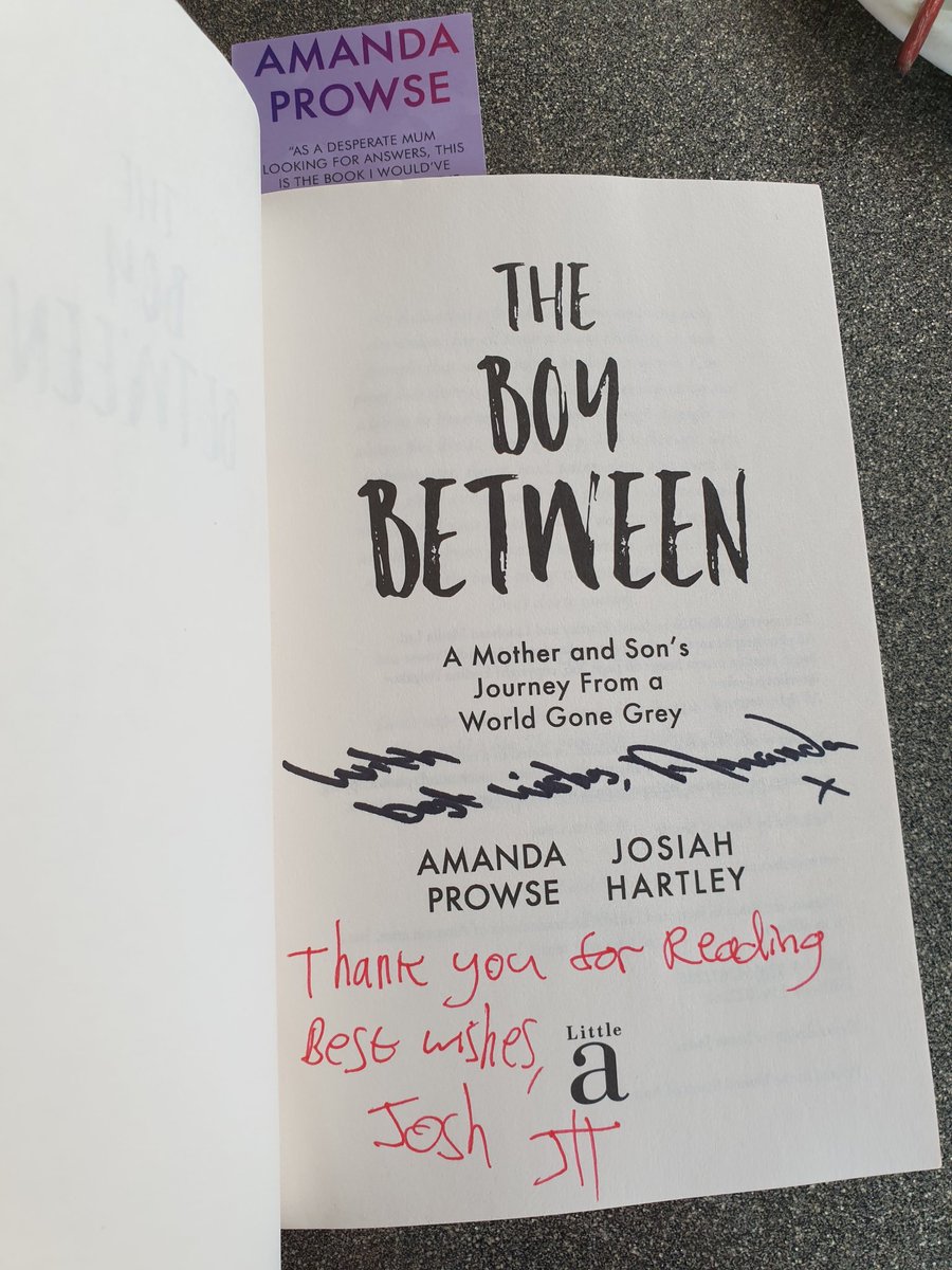 MaysamAdventur1's tweet photo. So excited to have received these through a giveaway from @MrsAmandaProwse 🥳
Perfect Daughter - a novel set in my home town and
The Boy Between - a true life account of Amanda and her son Josiah.
Cannot wait to read!
#AmReading
#AmandaProwse
#PerfectDaughter
#TheBoyBetween https://t.co/zgenK6dwaf