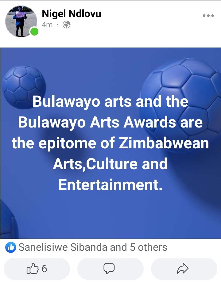 realnigelndlovu's tweet photo. Bulawayo arts and @ByoArtsAwards are the epitome of Zimbabwean Arts,Culture and Entertainment.
#RBAA https://t.co/fIyufzfZdq