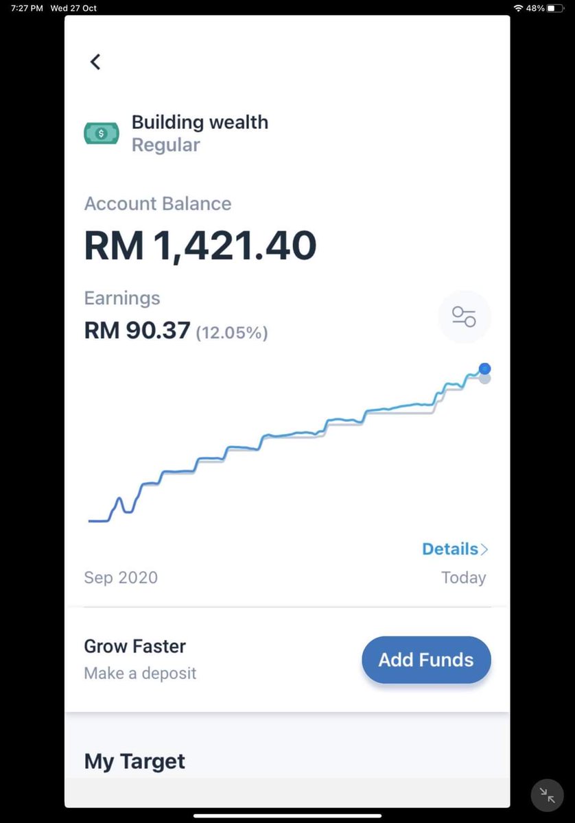 saifuddin203's tweet photo. Assalam &amp; salam hujung minggu rakan-rakan pelaburan.

Sikit-sikit lama-lama jadi bukit bersama Wahed.

Boleh gunakan referral code saya: ahmche9
untuk anda mendapat rm10 bonus semasa anda mendaftar Wahed. https://t.co/Z47d9Q8bYT